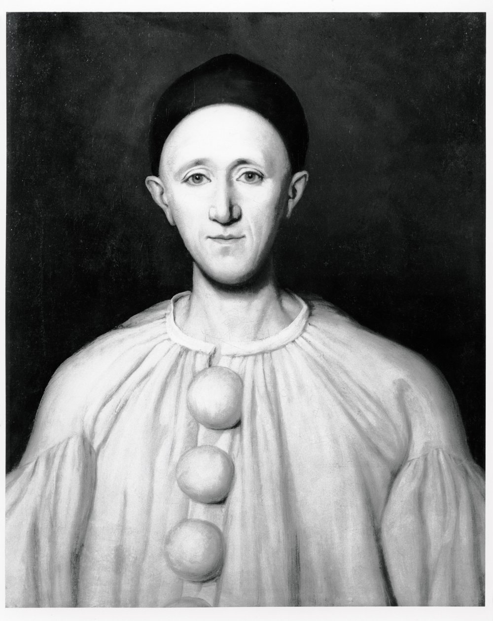 صورة جان تشارلز ديبوراو (1829-1873) باسم Pierrot بواسطة المدرسة الفرنسية