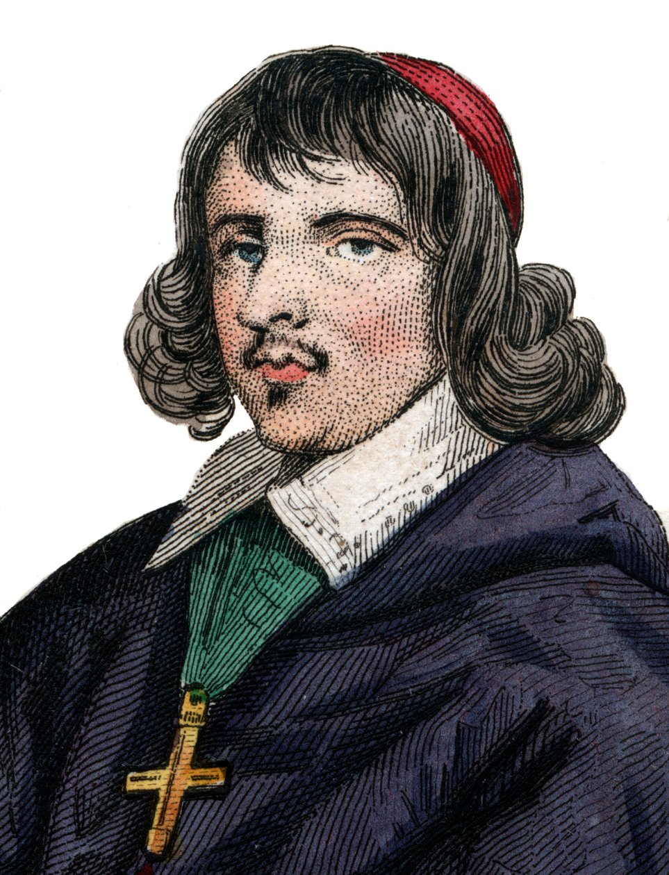 صورة جان فرانسوا بول دي جوندي (جوندي) (1614-1679) ، الكاردينال دي ريتز ، الأسقف الفرنسي المساعد. بواسطة المدرسة الفرنسية