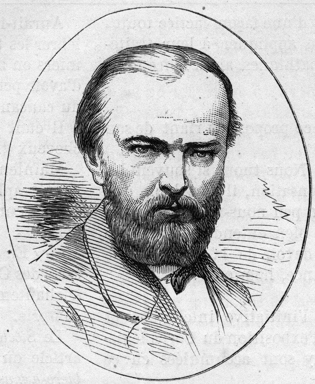صورة جان جاك هينر (1829-1905) ، رسام فرنسي. نقش في "" Le Monde Illustré "" رقم 890 بتاريخ 2 مايو 1874. بواسطة المدرسة الفرنسية