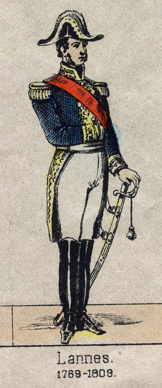 صورة جان لانز ، دوق مونتيبيلو ، ماريشال فرنسا (1769-1809) صورة إبينال من نهاية القرن التاسع عشر. بواسطة المدرسة الفرنسية