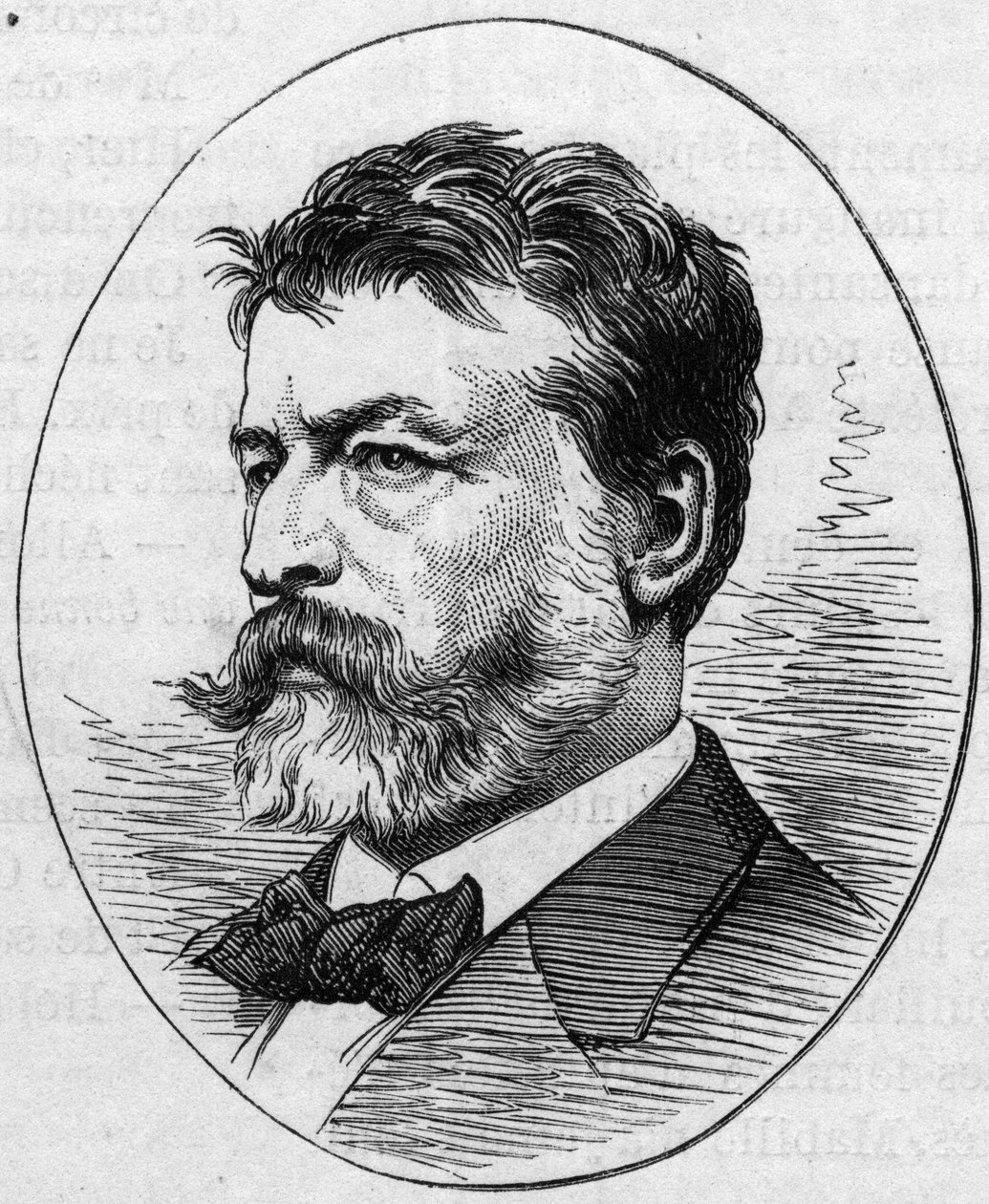 صورة جان لويس إرنست ميسونييه (1815-1891) ، رسام فرنسي. نقش في "" Le Monde Illustré "" رقم 890 بتاريخ 2 مايو 1874. بواسطة المدرسة الفرنسية