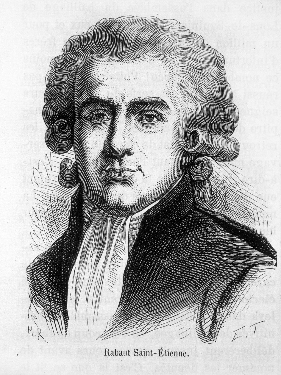 صورة جان بول رابوت سانت إتيان ، سياسي فرنسي (1743 - 1793) - في "L