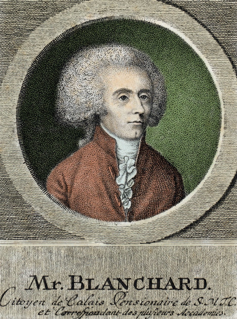 صورة جان بيير (جان بيير) بلانشارد (1753-1809) ، رائد الطيران الفرنسي. بواسطة المدرسة الفرنسية