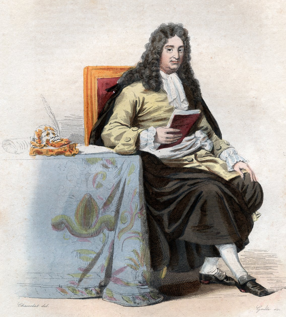 صورة جان راسين (1639-1699) ، كاتب مسرحي فرنسي. بواسطة المدرسة الفرنسية