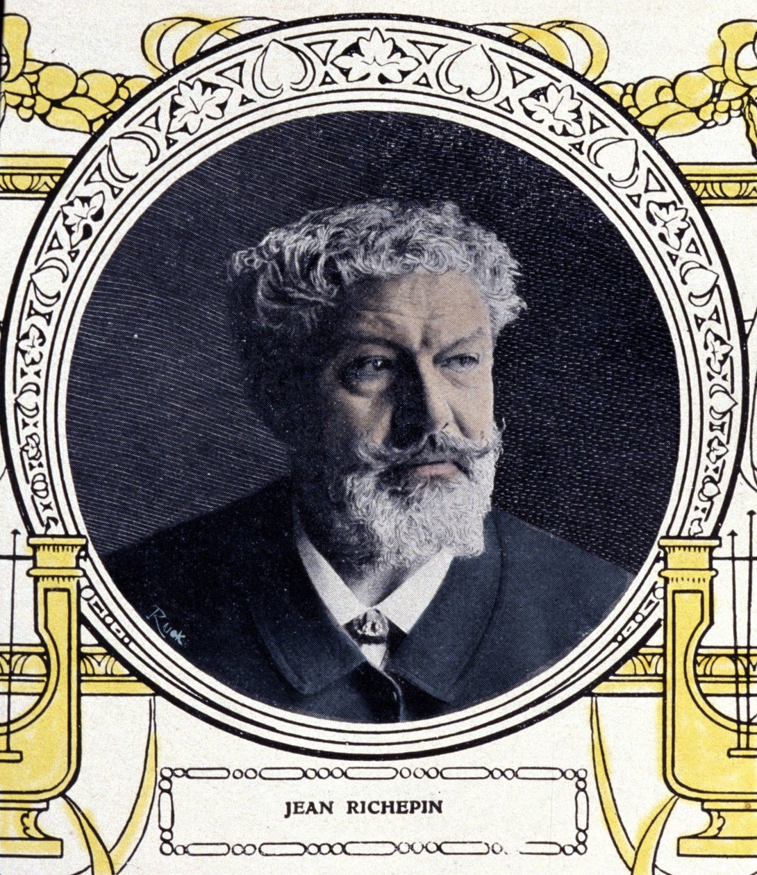 بورتريه جان ريشبين (1849-1926) الكاتب الفرنسي. بواسطة المدرسة الفرنسية