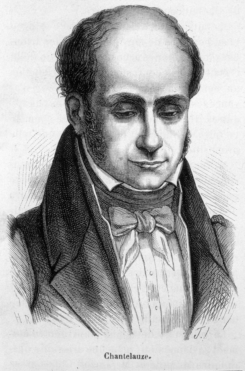 صورة جان دي شانتيلوز (1787-1859) ، وزير العدل. بواسطة المدرسة الفرنسية