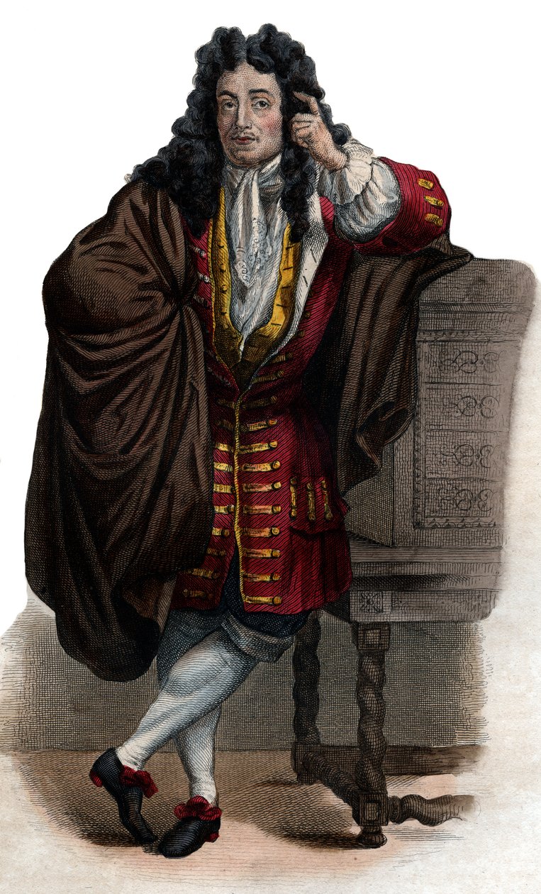صورة جان دي لا برويير (لابرويير) (1645-1696) ، كاتب مقالات وأخلاقي فرنسي. بواسطة المدرسة الفرنسية
