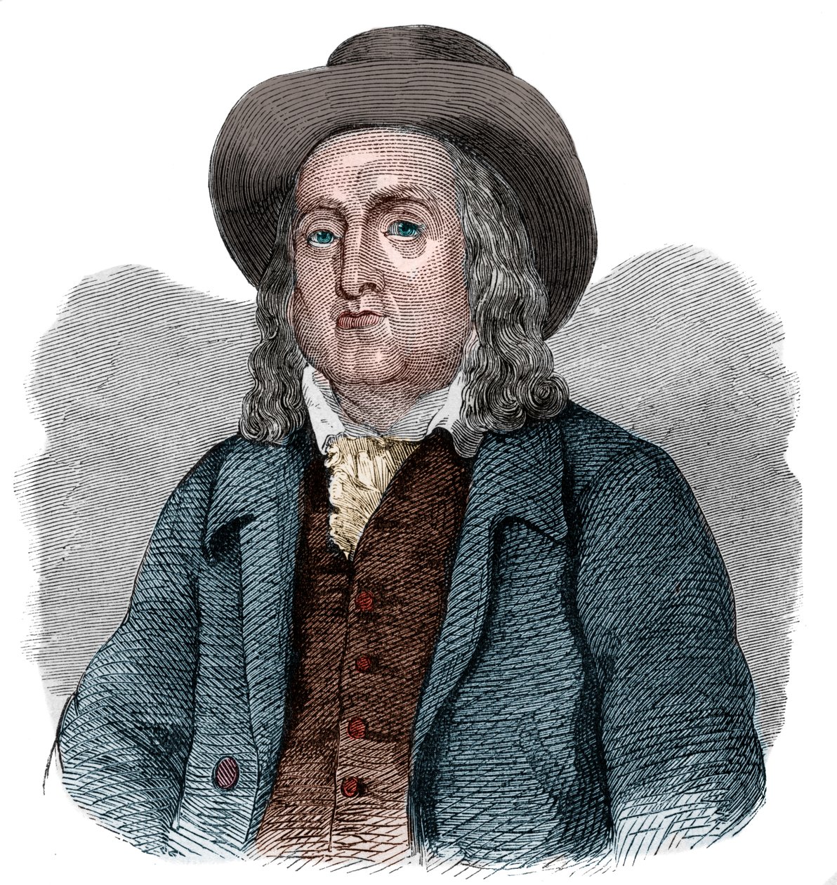 صورة لجيريمي بينثام (1748-1832) ، الفيلسوف الإنجليزي والاقتصادي والفقيه النظري. بواسطة المدرسة الفرنسية