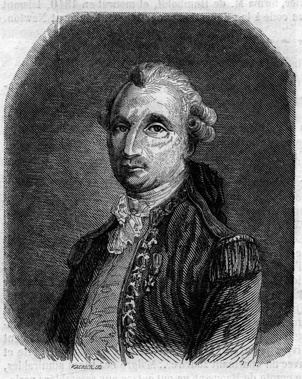 صورة يوهان فريدريش بلومنباخ (1752-1840) ، عالم أنثروبولوجيا وعالم أحياء ألماني. نقش من 1852. بواسطة المدرسة الفرنسية