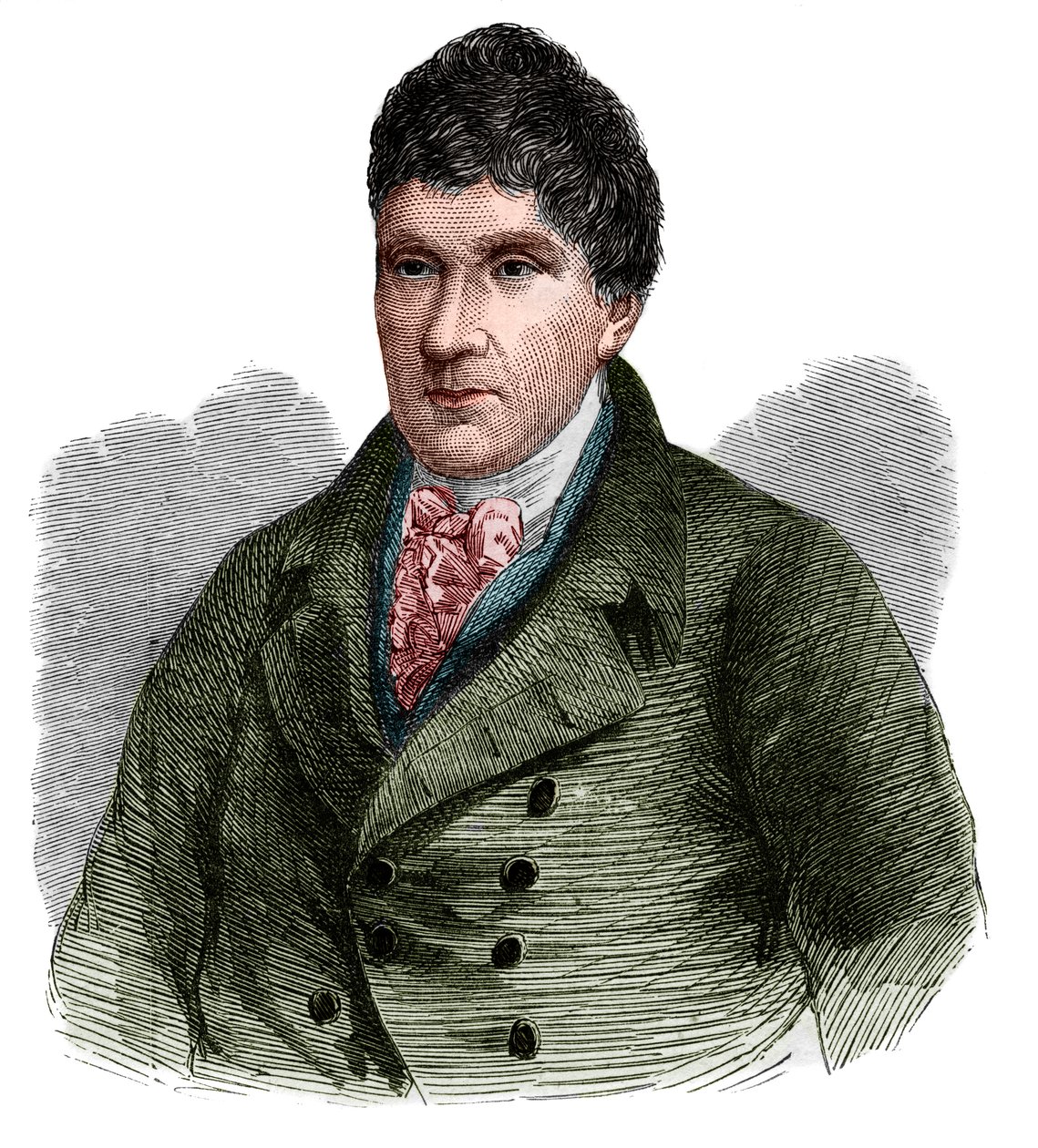 صورة جون ريني (1761-1821) ، مهندس مدني اسكتلندي. بواسطة المدرسة الفرنسية