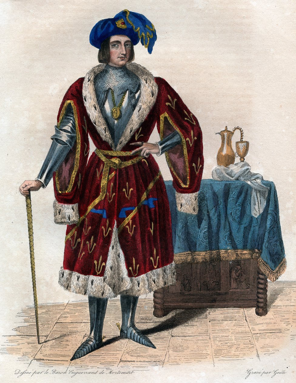 صورة جون أورليانز ، كونت دونوا (شرطي أورليانز) (1402-1468). بواسطة المدرسة الفرنسية