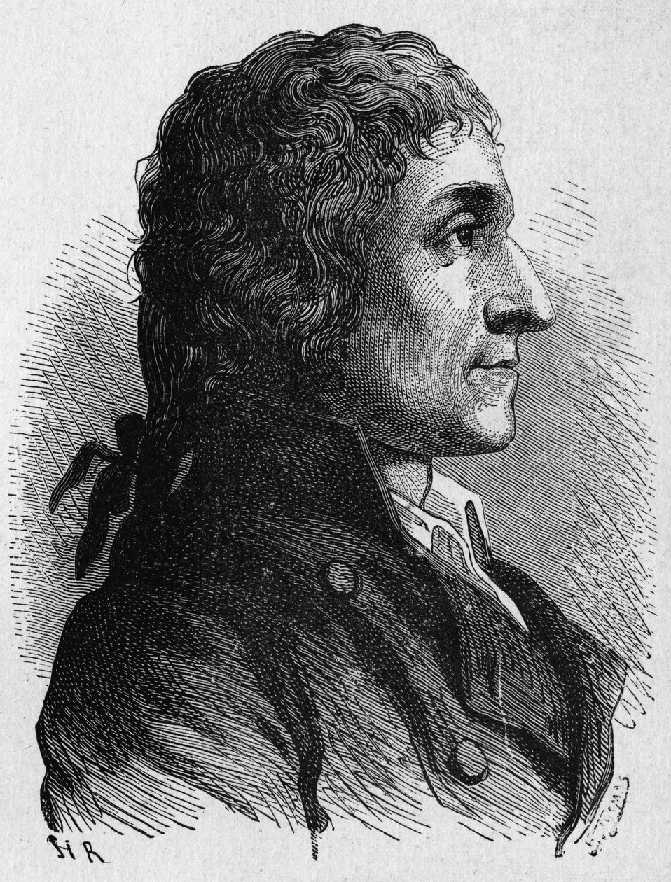 صورة لجوزيف لويس بروست (1754 - 1826) ، الكيميائي الفرنسي - في "" ألبوم de la Science ؛ علماء لامعون الاكتشافات العظيمة "" "1896. بواسطة المدرسة الفرنسية