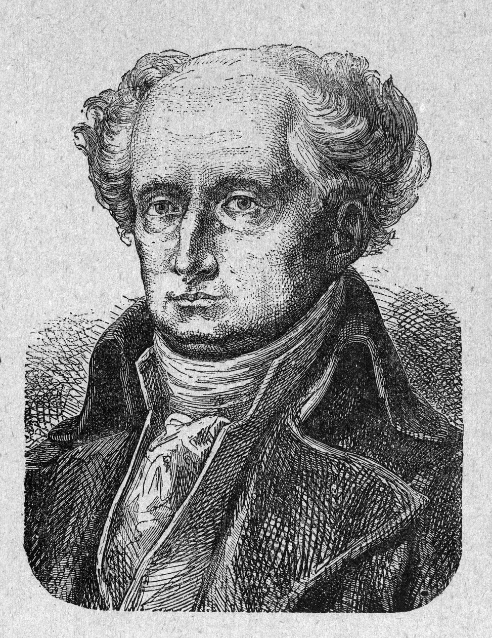 صورة لجوزيف جيروم سيميون (1749-1842) ، محامٍ وسياسي فرنسي نقش عام 1889. مجموعة خاصة. بواسطة المدرسة الفرنسية