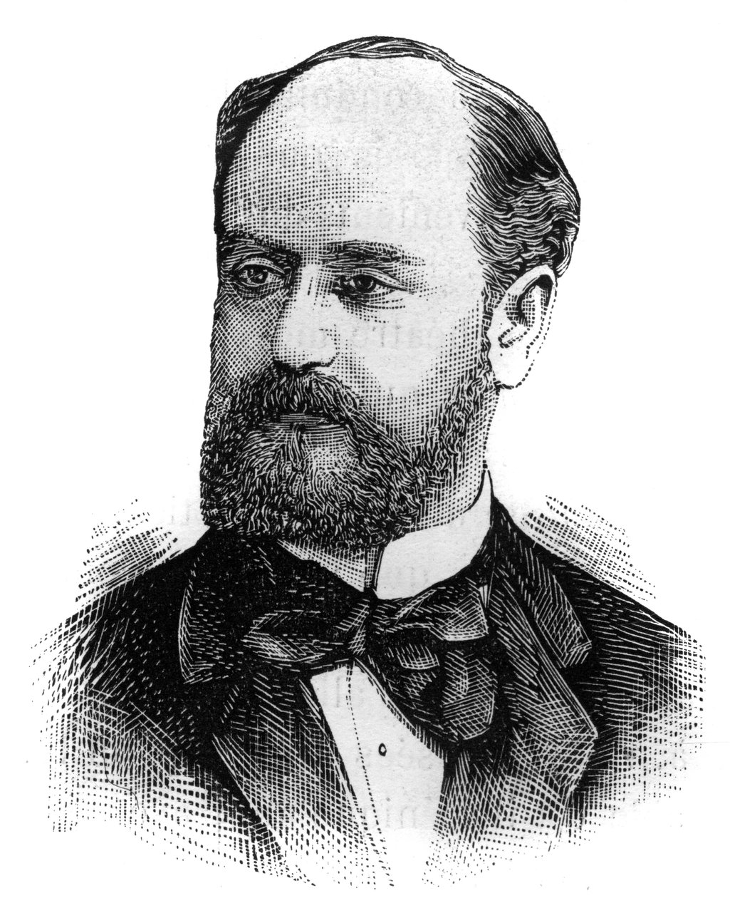 صورة لجول ديفيل (1845-1919) ، سياسي فرنسي. نقش في "" Le Monde Illustré "" ، 16 يناير بواسطة المدرسة الفرنسية