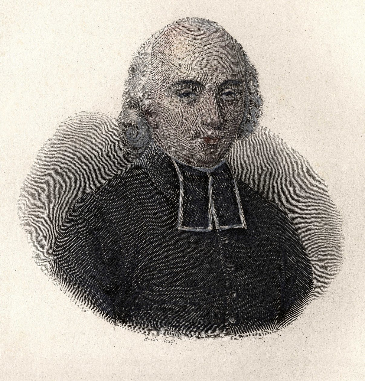 صورة شخصية لعالم الزراعة وعالم النبات الفرنسي لابي روزير (1734-1793). في "Portraits des Hommes Useful" بواسطة المدرسة الفرنسية