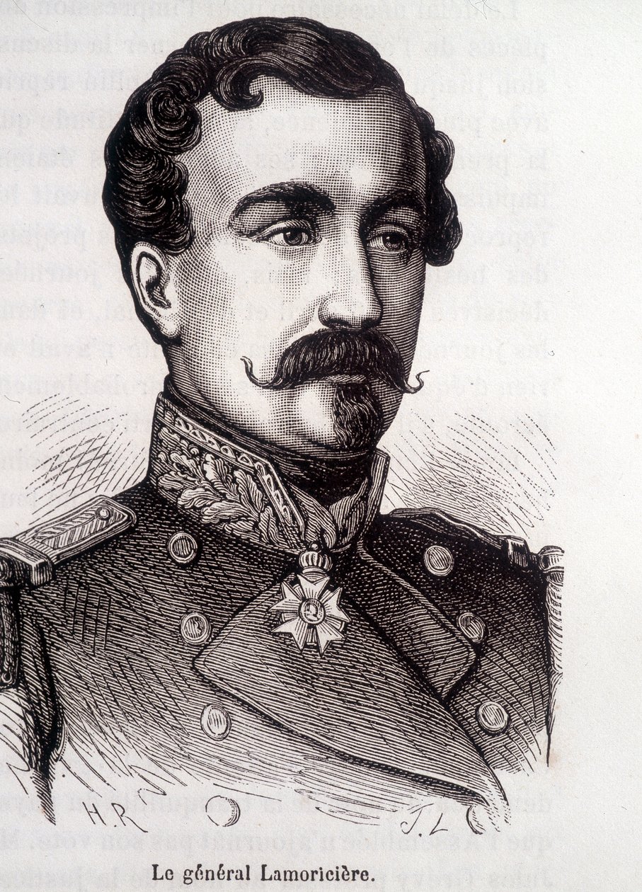 صورة لاموريسيير ، عام فرنسي وسياسي (1806-1865) بواسطة المدرسة الفرنسية