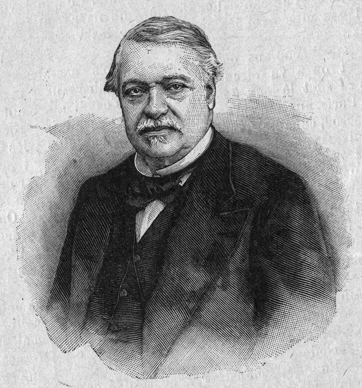 صورة ليون ساي (1826-1896) ، اقتصادي وسياسي فرنسي. نقش في "La gazette du dimanche" في 30 أبريل بواسطة المدرسة الفرنسية
