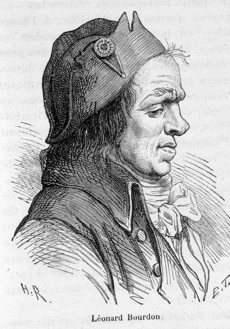 صورة ليونارد بوردون (1754-1807) ، سياسي فرنسي - في "L'Histoire de France" "هنري مارتن بواسطة المدرسة الفرنسية