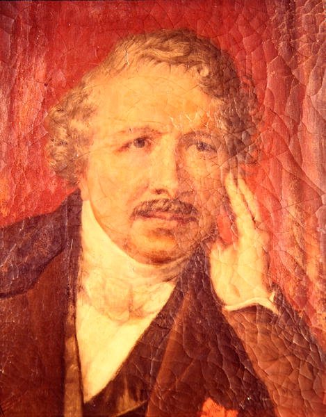 صورة لويس جاك داجير (1787-1851) (زيت على قماش) بواسطة المدرسة الفرنسية