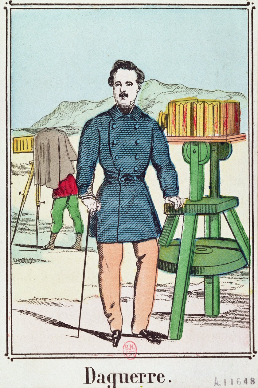 صورة لويس جاك داجير (1787-1851) بواسطة المدرسة الفرنسية