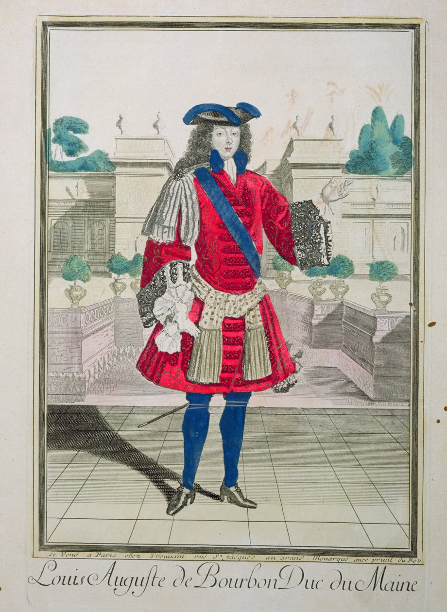 صورة لويس أوجوست دي بوربون (1670-1736) دوق مين بواسطة المدرسة الفرنسية