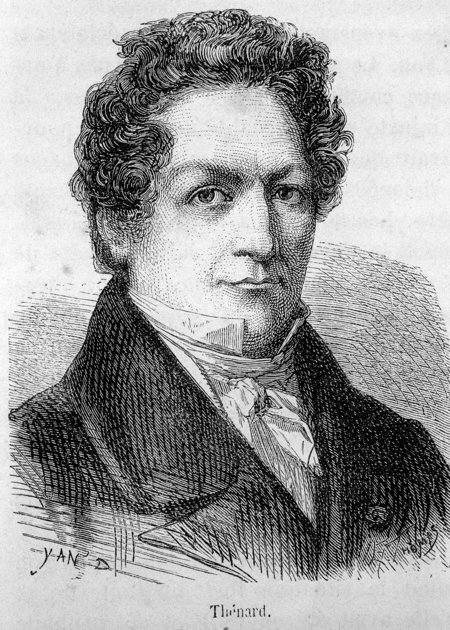 صورة لويس جاك ثينارد (1777-1857) ، الكيميائي الفرنسي. بواسطة المدرسة الفرنسية
