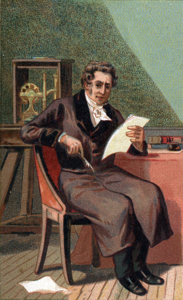 صورة لويس جاك ثينارد (1777-1857) ، الكيميائي الفرنسي. بواسطة المدرسة الفرنسية