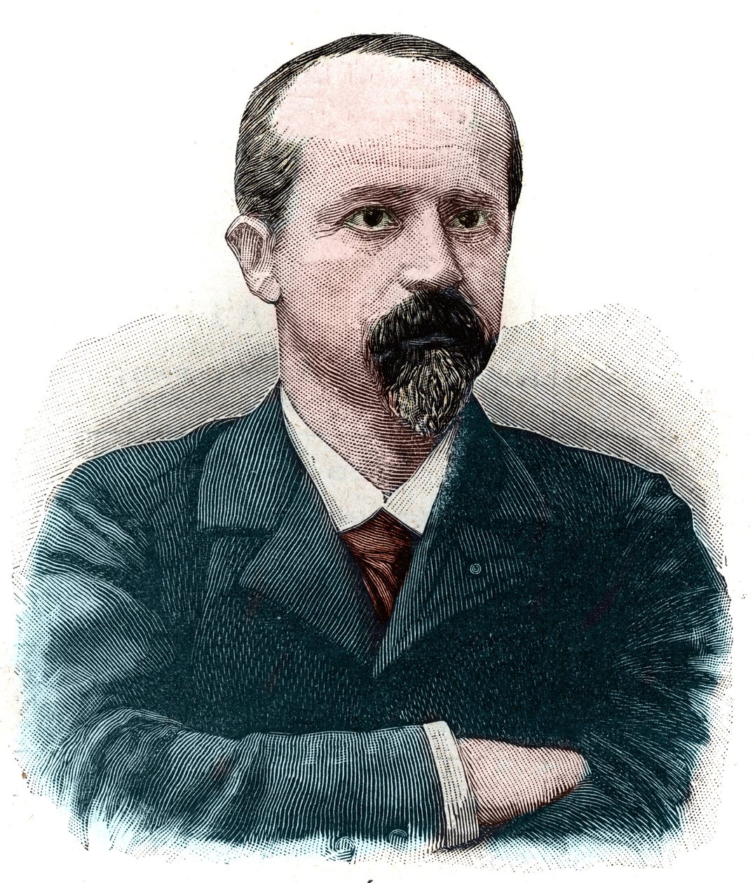بورتريه لويس جان بابتيست ليبين (1846-1933) محامٍ وسياسي فرنسي مخترع مسابقة ليبين. بواسطة المدرسة الفرنسية