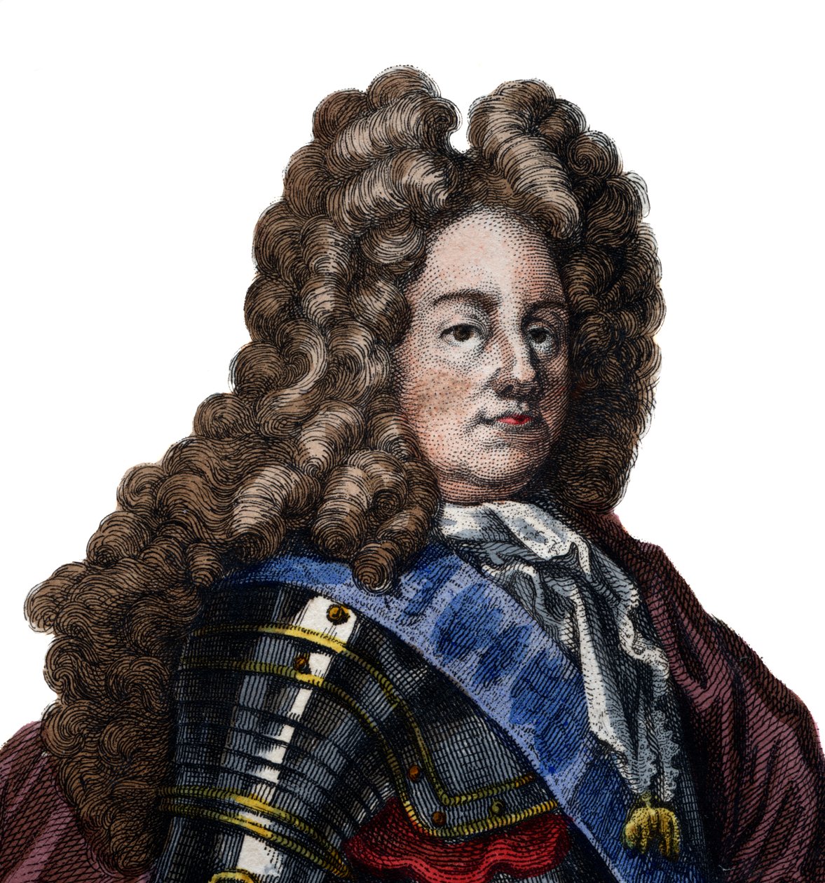 صورة لويس جوزيف دي بوربون ، دوق فاندوم (1645-1712) ، القائد العسكري الفرنسي ومارشال فرنسا. بواسطة المدرسة الفرنسية