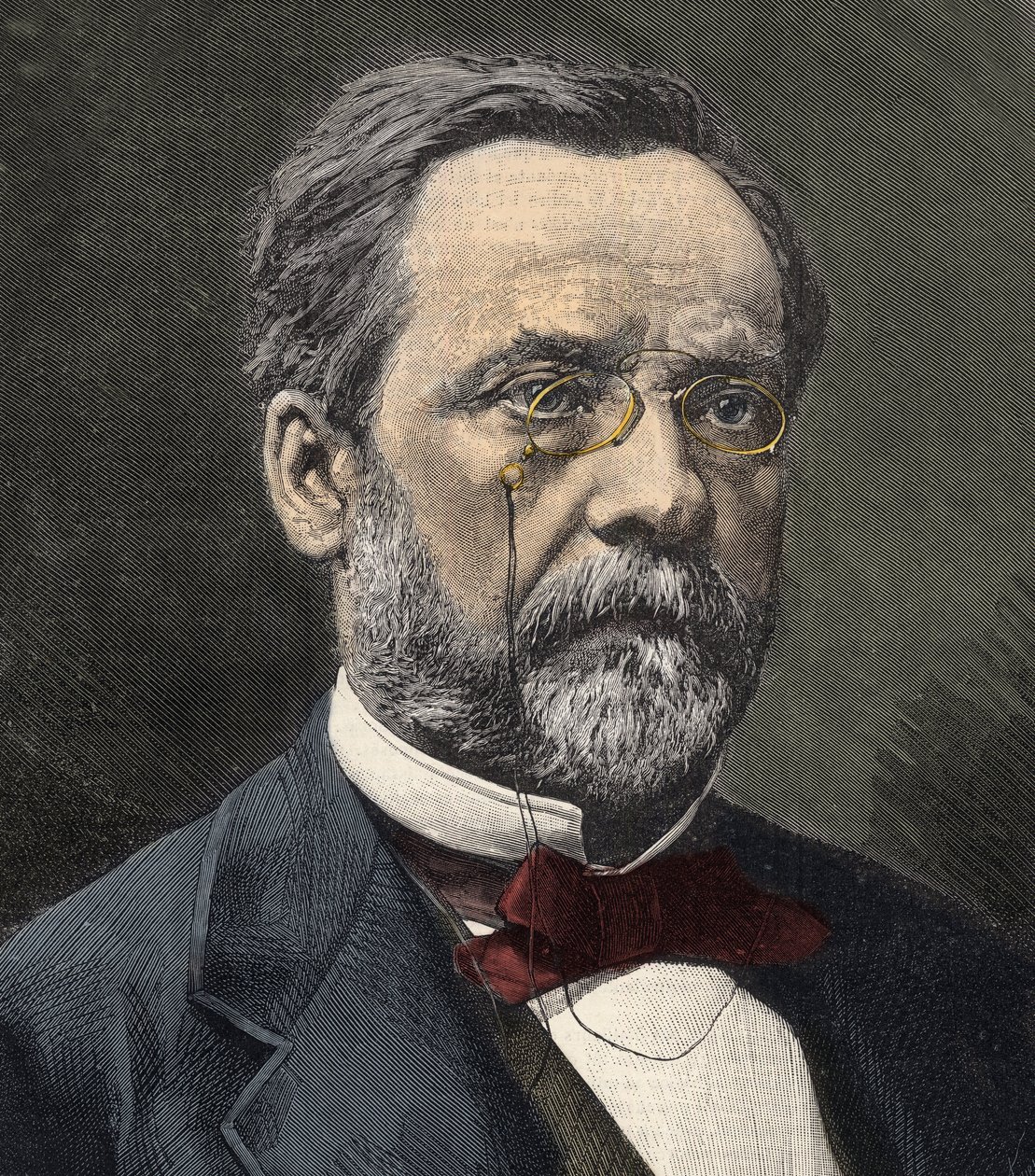 صورة لويس باستور (1822-1895) ، الكيميائي وعالم الأحياء الدقيقة الإنجليزي بواسطة المدرسة الفرنسية