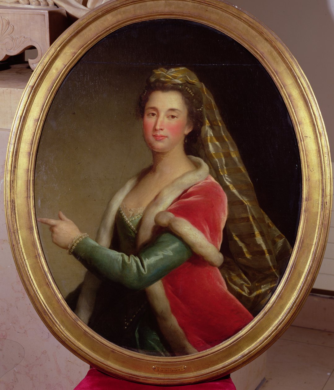 صورة مدام شامبيسل (1642-98) بواسطة المدرسة الفرنسية