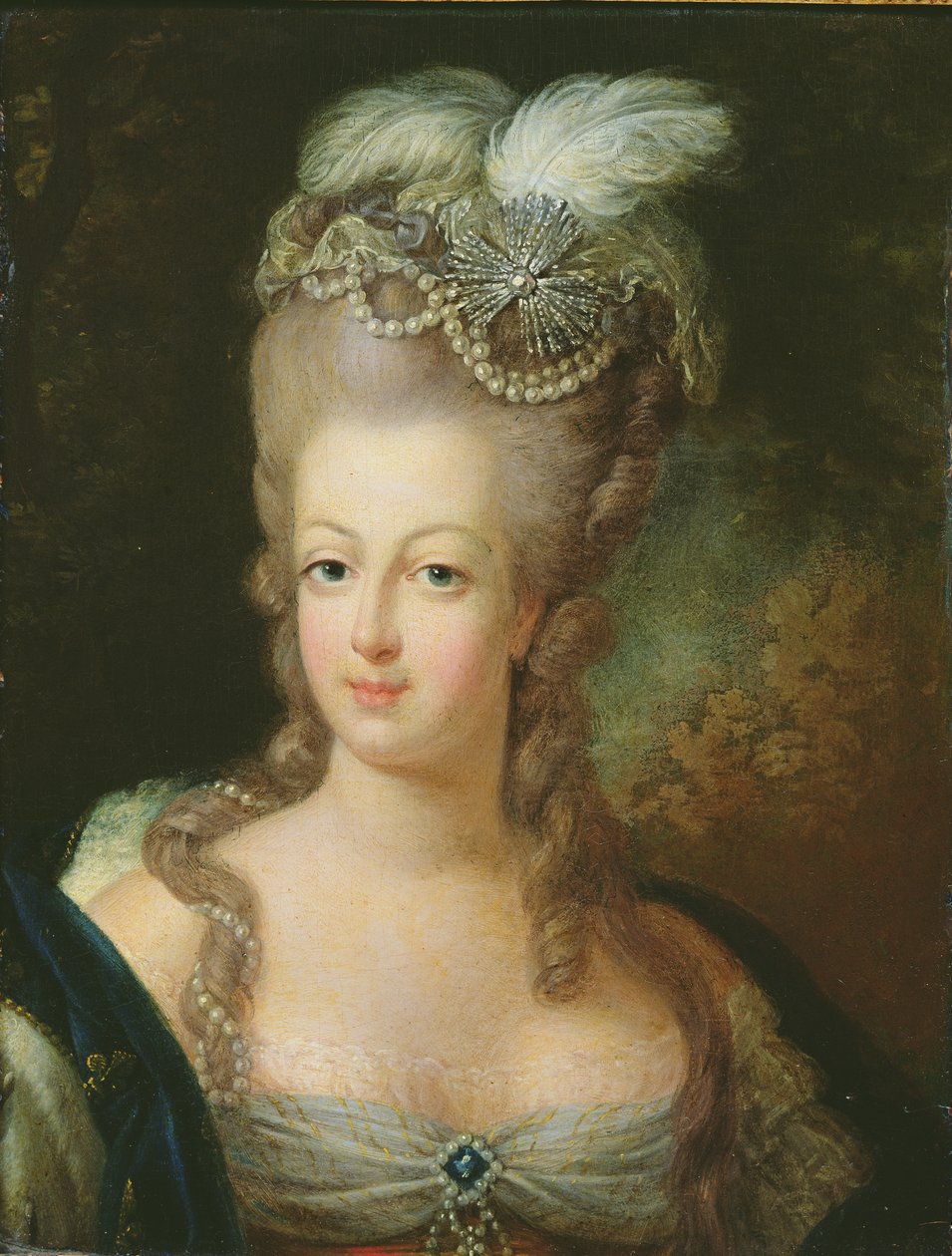 صورة ماري أنطوانيت دي هابسبورغ-لورين (1755-1793) بواسطة المدرسة الفرنسية