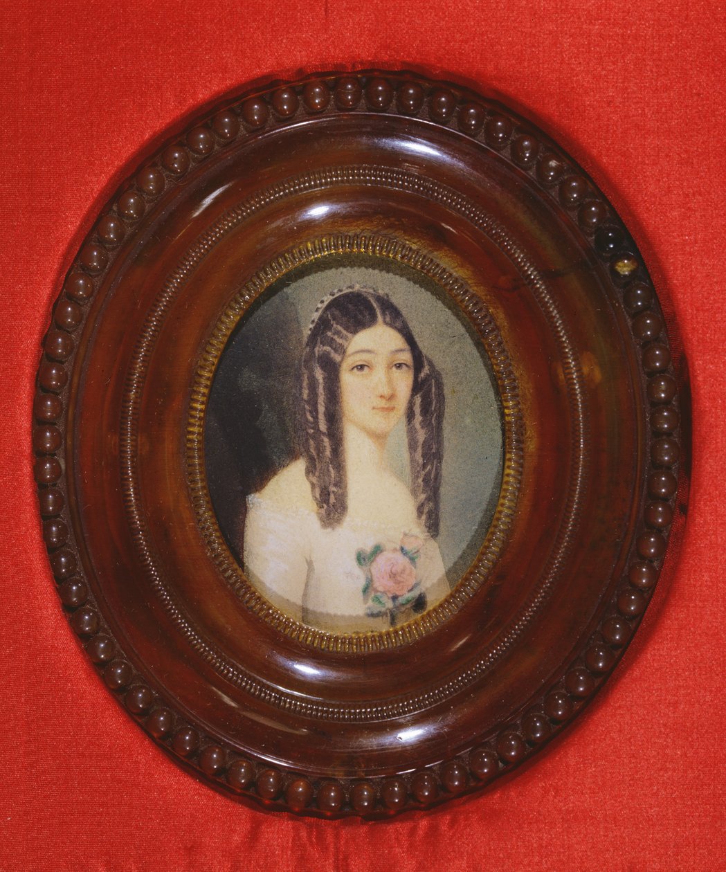 صورة ماري دوبليسيس (1824-1847) والمعروفة أيضًا باسم La Dame aux Camelias ، 1847 (مرحاض على ورق) بواسطة المدرسة الفرنسية