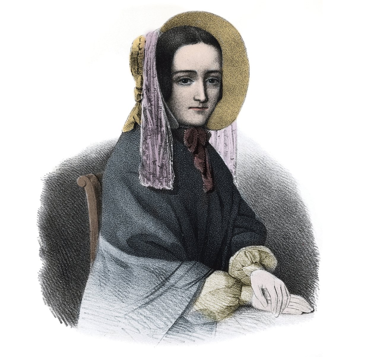 صورة لماري فورتوني كابيل ، ماري لافارج (مدام) (1816-1852) مجرم فرنسي "نقش من القرن التاسع عشر بواسطة المدرسة الفرنسية