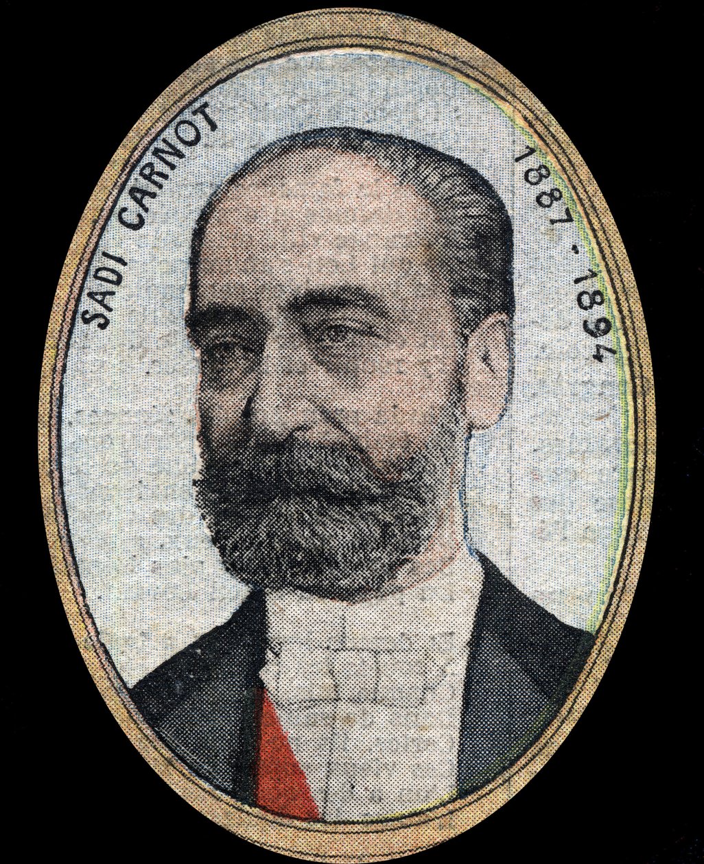 صورة لماري فرانسوا سعدي كارنو (1837-1894) ، رئيسة الجمهورية الفرنسية. بواسطة المدرسة الفرنسية