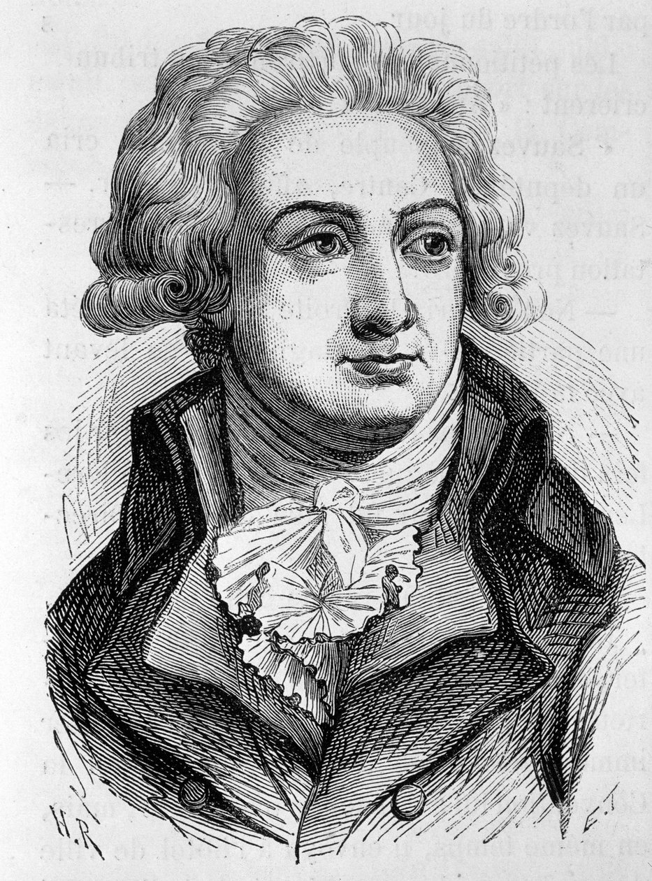 صورة لماري جان هيرولت دي سيشيل (1759-1794) ، سياسي فرنسي - في "L'Histoire de France" بواسطة هنري مارتن بواسطة المدرسة الفرنسية