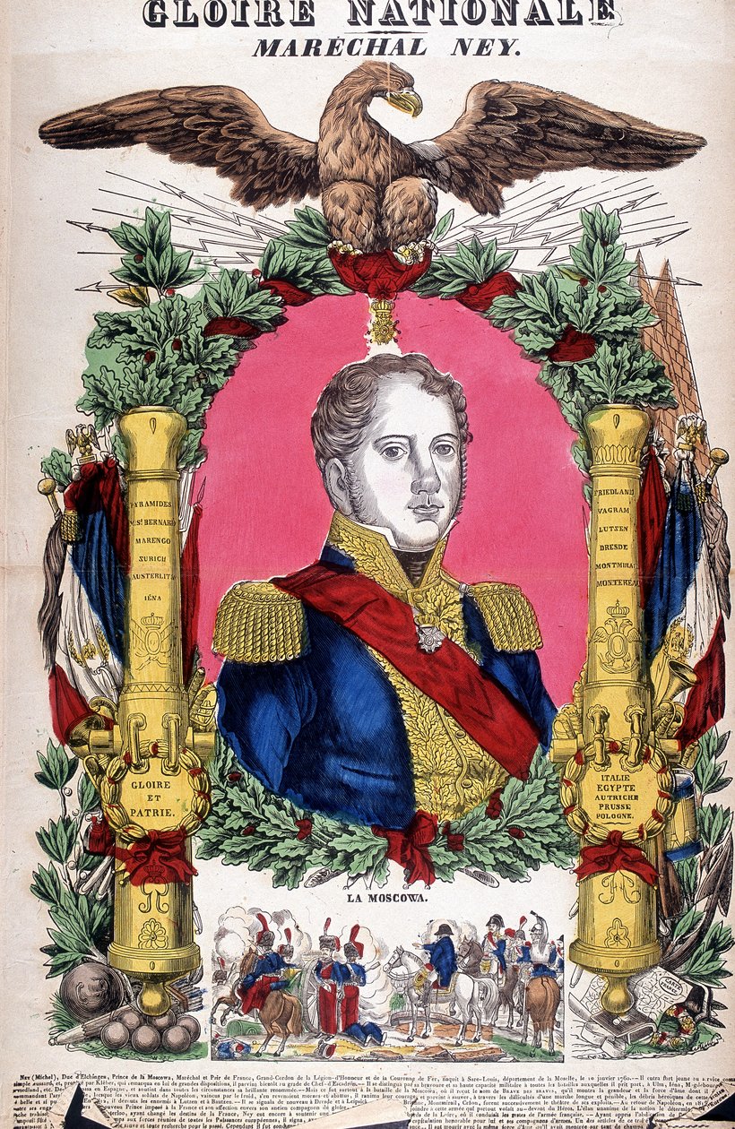 صورة للمارشال ميشيل ناي (1769 - 1815). بواسطة المدرسة الفرنسية