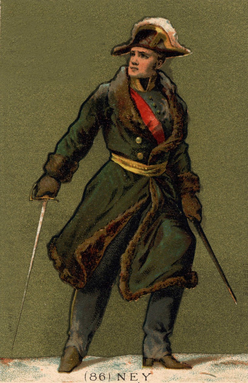 صورة للمارشال ناي ، ميشيل ناي ، دوق إلتشنغن ، أمير موسكوفا مارشال فرنسا (1769-1815) بواسطة المدرسة الفرنسية