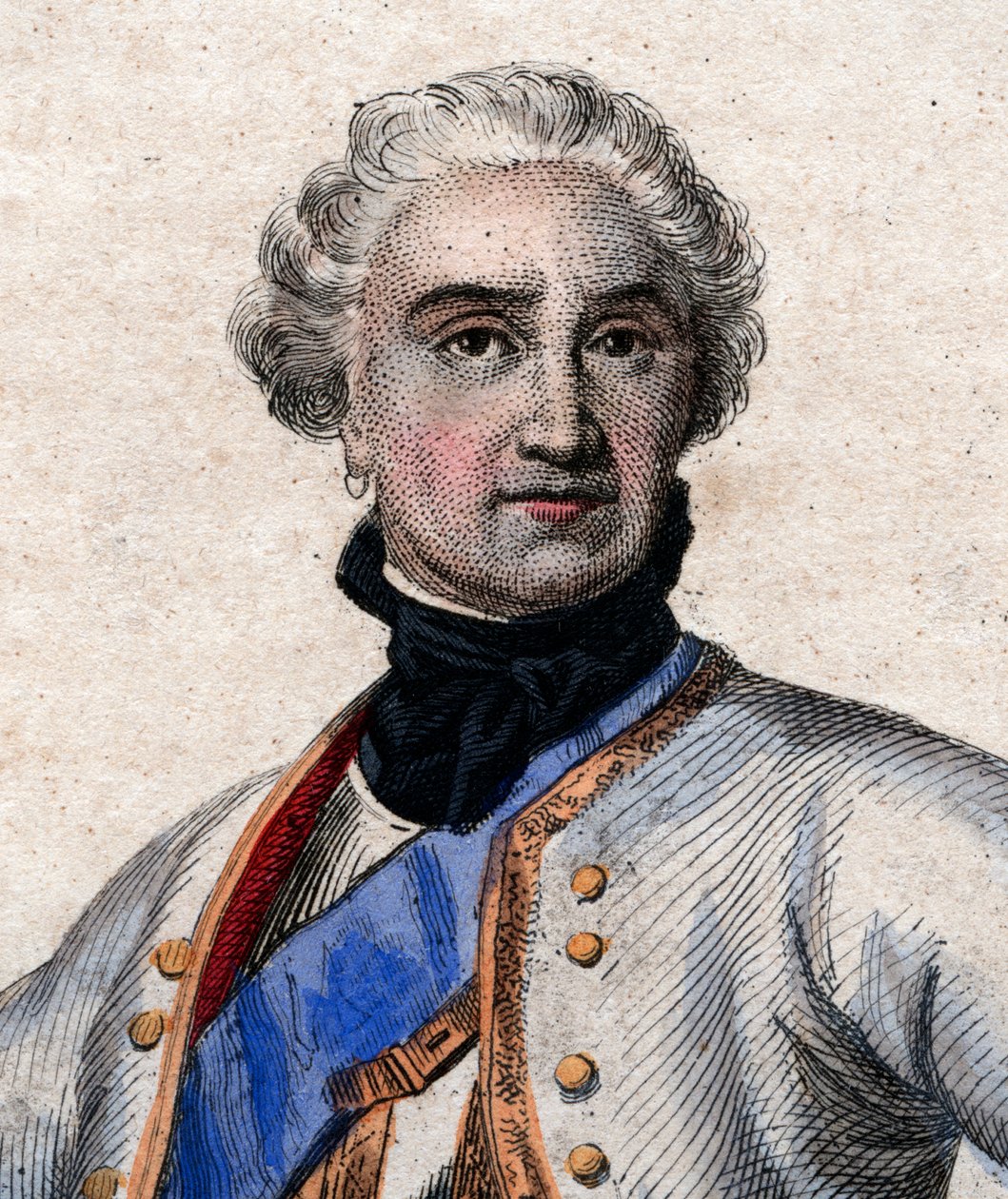 صورة موريس دي ساكس (1696-1750) ، الجيش الألماني في الخدمة الفرنسية والمارشال العام لفرنسا. بواسطة المدرسة الفرنسية