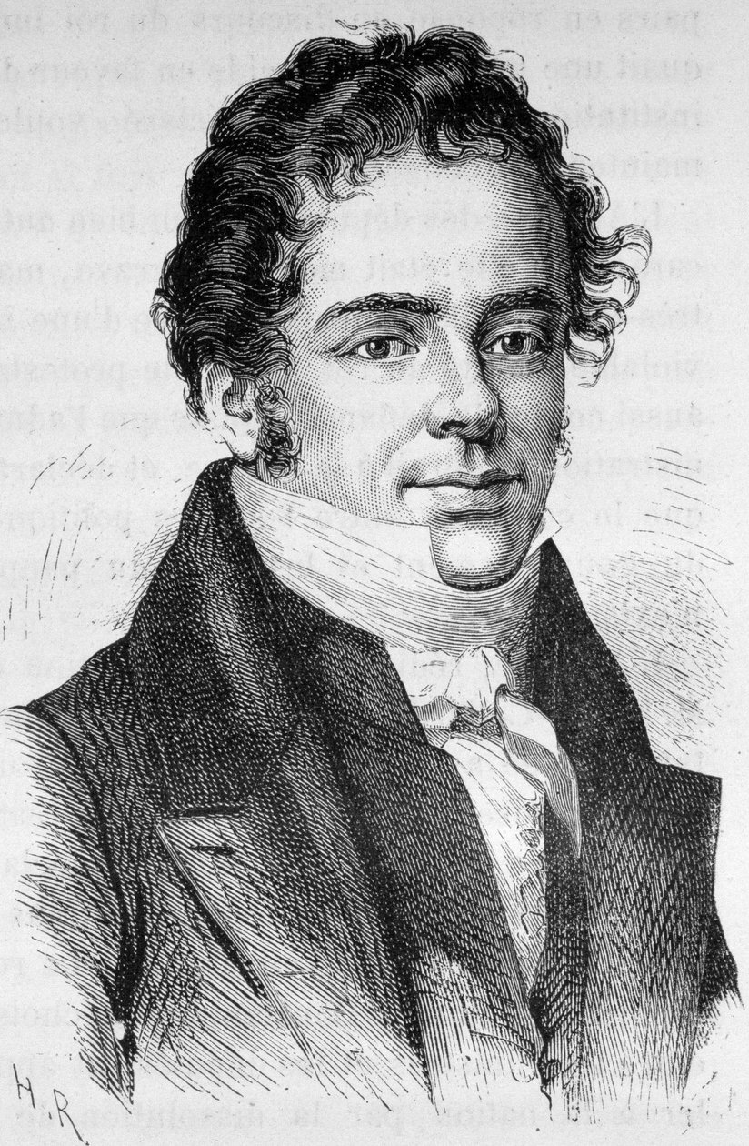 صورة لمونبل ، سياسي فرنسي (1787 - 1861) - في "L'Histoire de France" "هنري مارتن بواسطة المدرسة الفرنسية