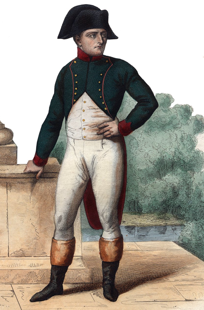 صورة لنابليون بونابرت (1768-1821) باعتباره القنصل الأول. بواسطة المدرسة الفرنسية