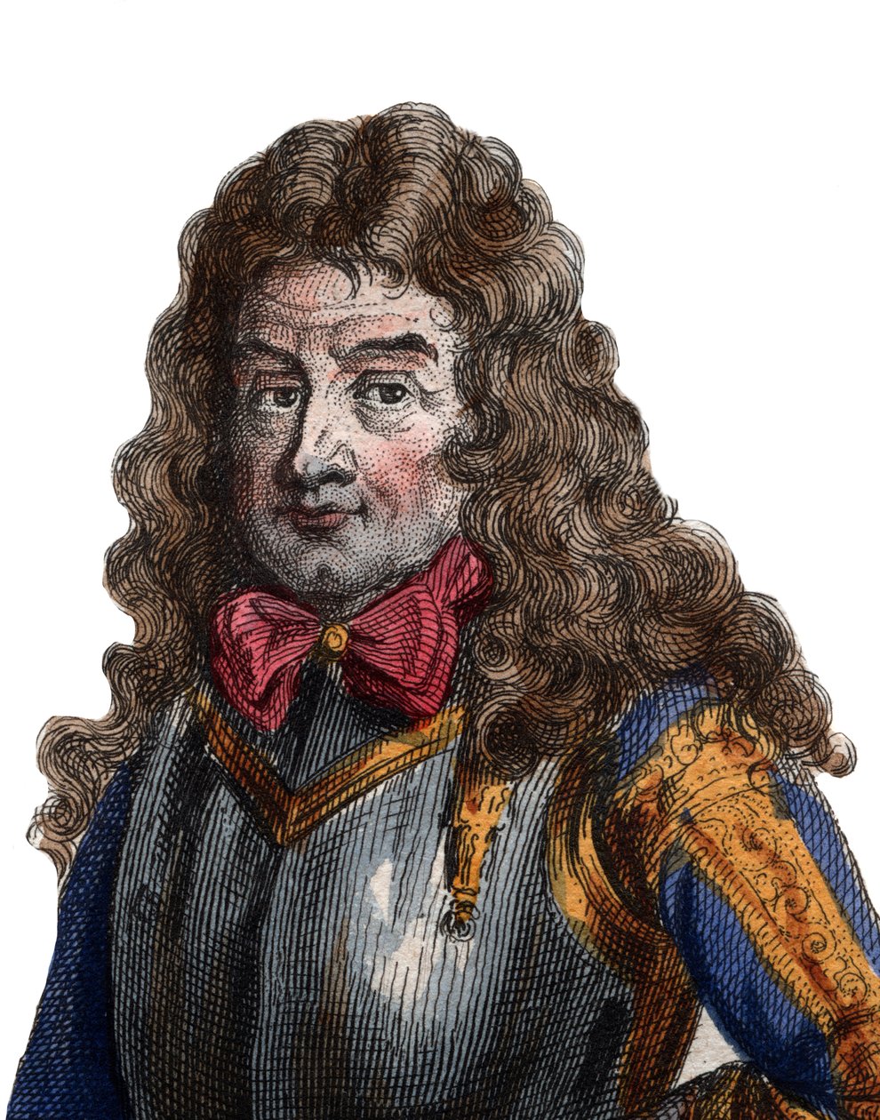 صورة لنيكولا كاتينات دي لا فوكونريري (1637-1712) ، القائد العسكري الفرنسي ومارشال فرنسا. بواسطة المدرسة الفرنسية