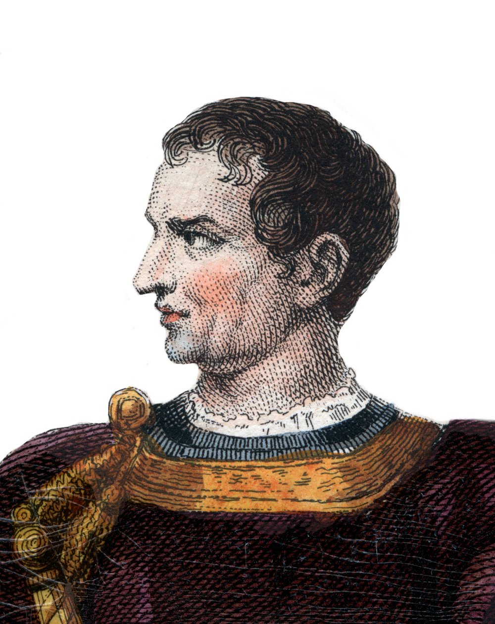 صورة لأوليفييه الخامس دي كليسون (1336-1407) ، شرطي فرنسي. بواسطة المدرسة الفرنسية