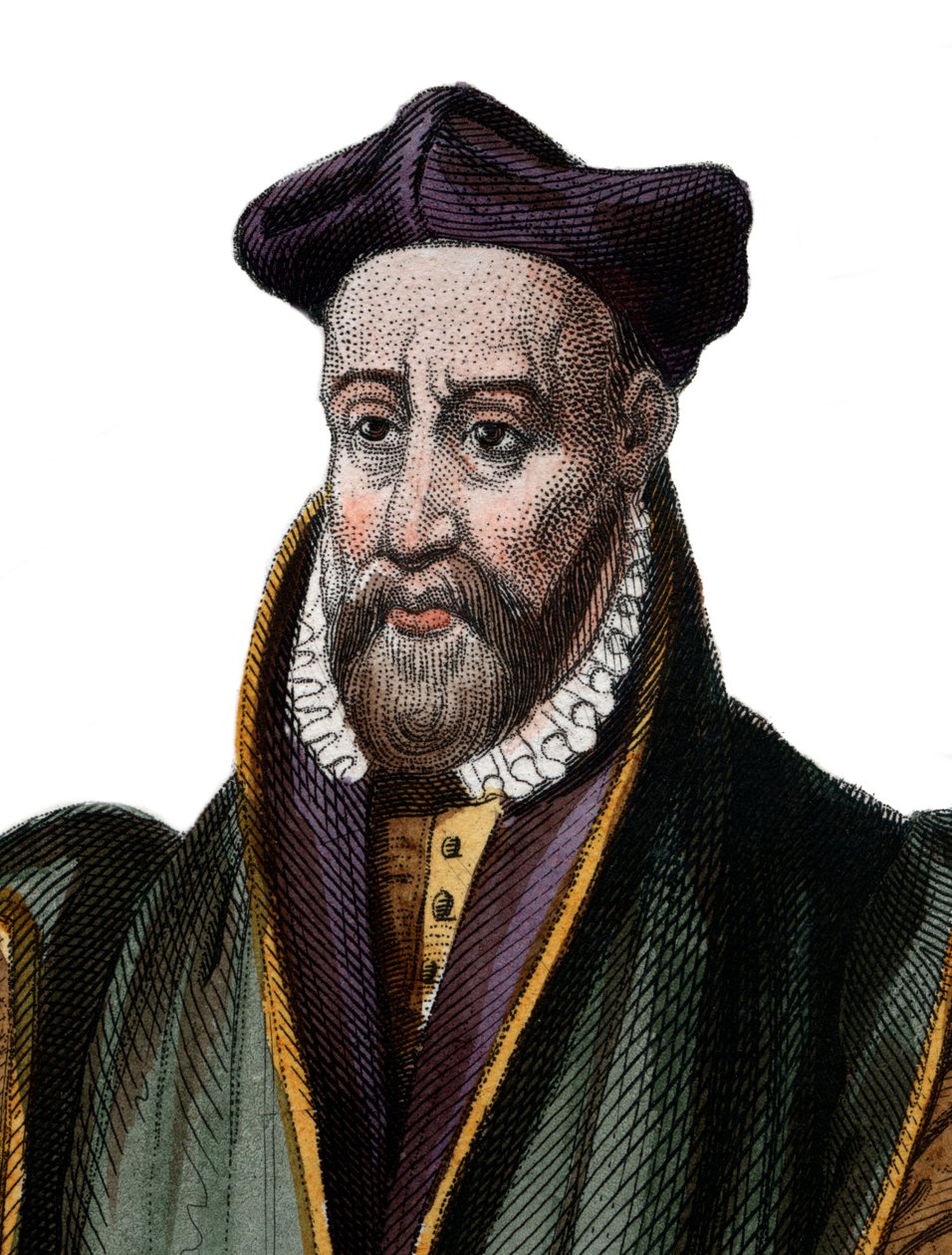 صورة لفيليبيرت ديلورم (دي لورم) (دي لورم) (1510-1570) ، المهندس المعماري الفرنسي. بواسطة المدرسة الفرنسية