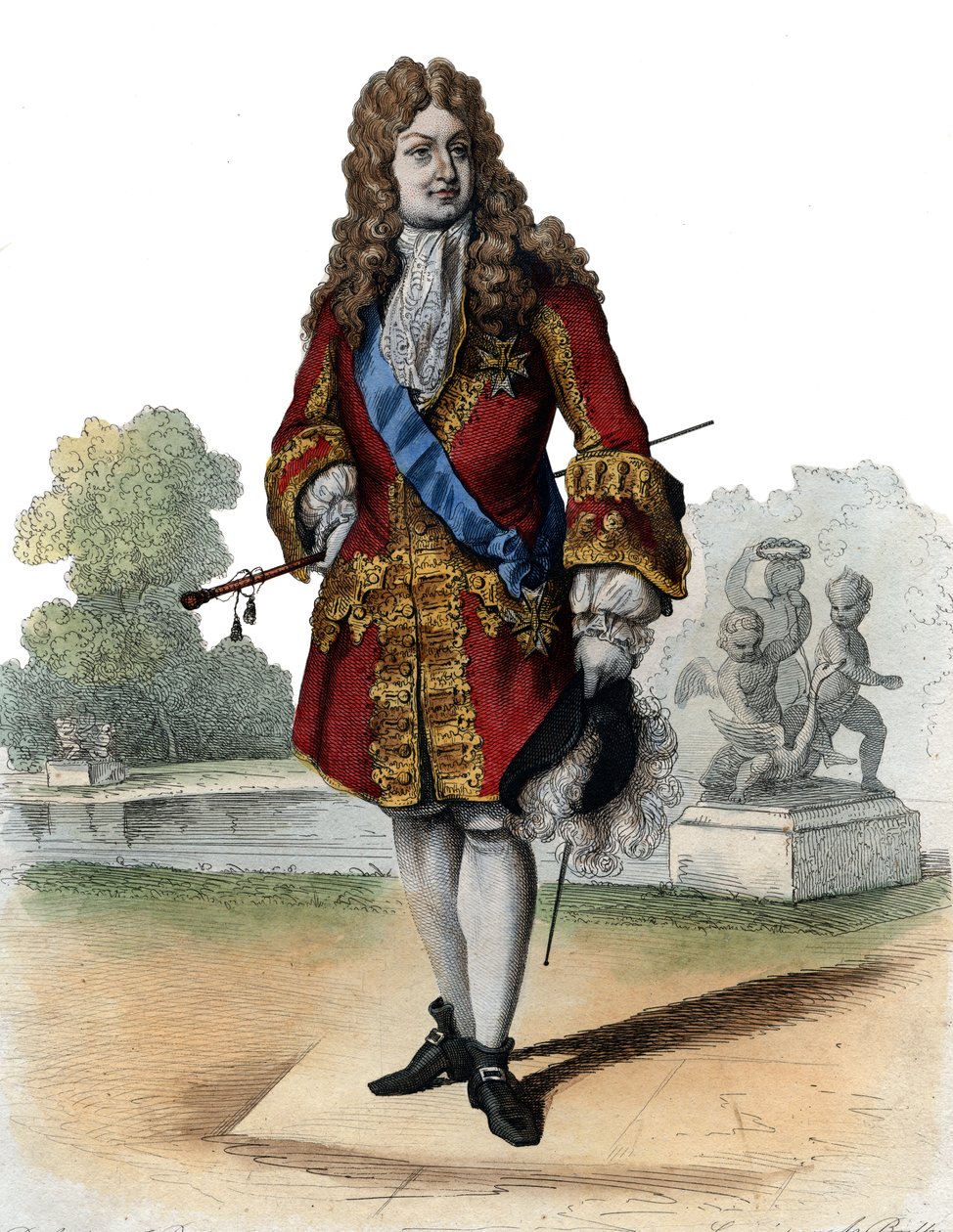 صورة فيليب الثاني ، دوق أورليانز (1674-1723). بواسطة المدرسة الفرنسية