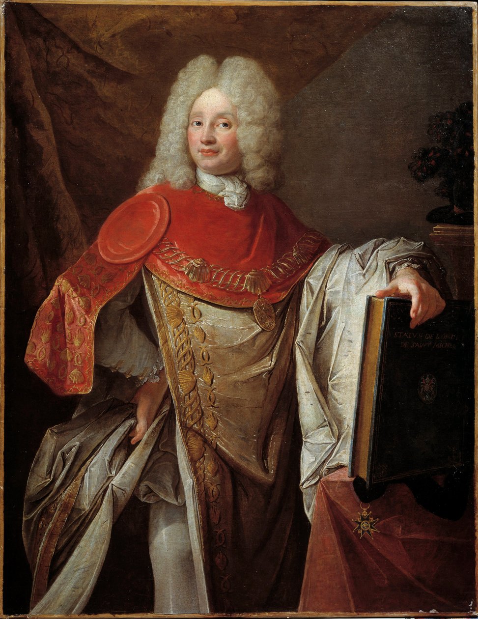 Portrait of Philippe Joseph Perrotin de Barmond, Chevalier de Saint Michel en grand costume de l