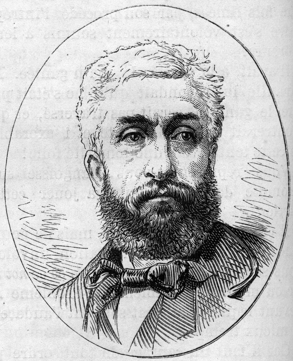 صورة لفيليب روسو (1816-1888) ، رسام فرنسي. نقش في "" Le Monde Illustré "" رقم 890 بتاريخ 2 مايو 1874. بواسطة المدرسة الفرنسية