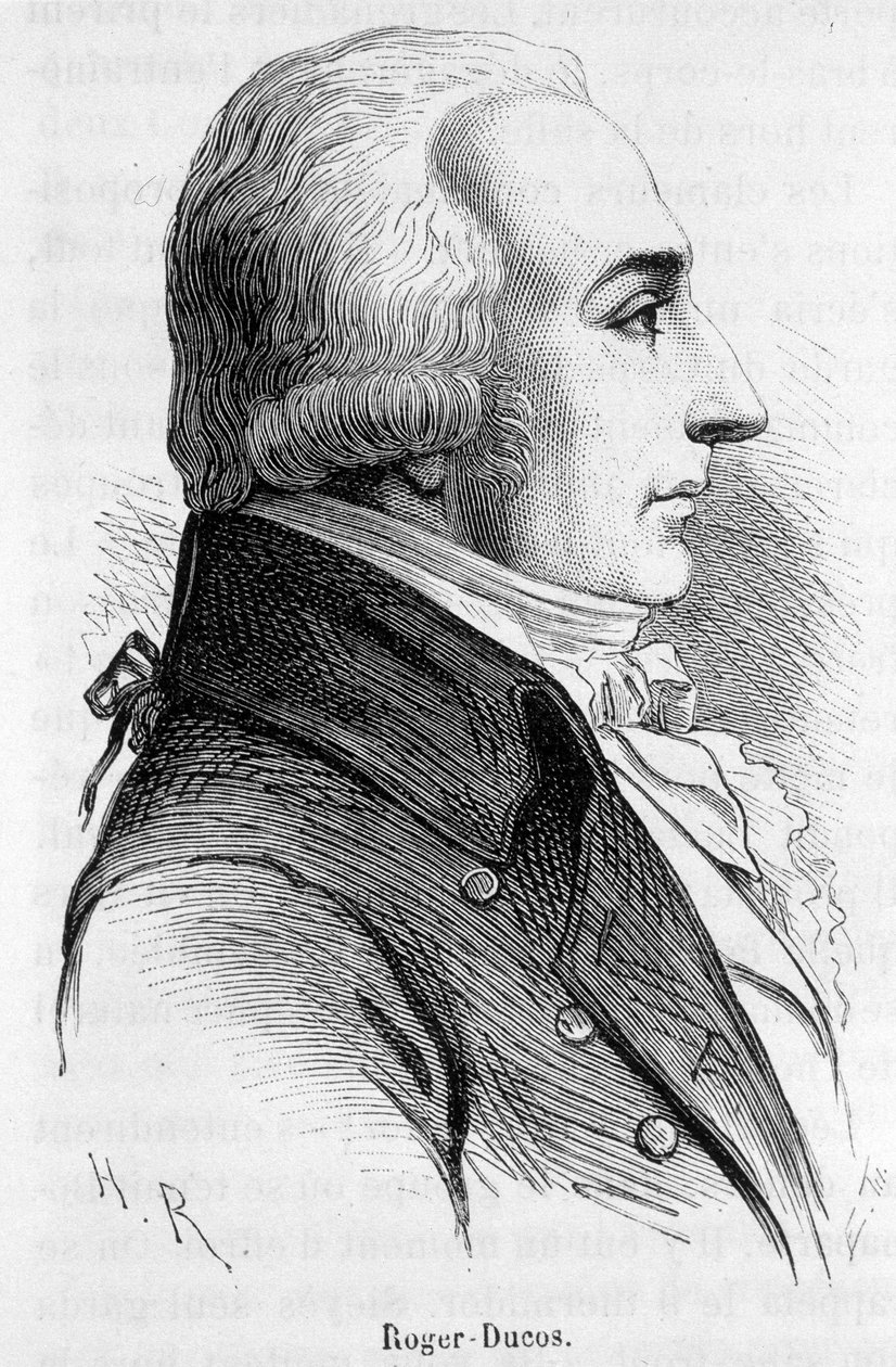صورة بيير روجر دوكوس ، سياسي فرنسي (1747-1816) بواسطة المدرسة الفرنسية