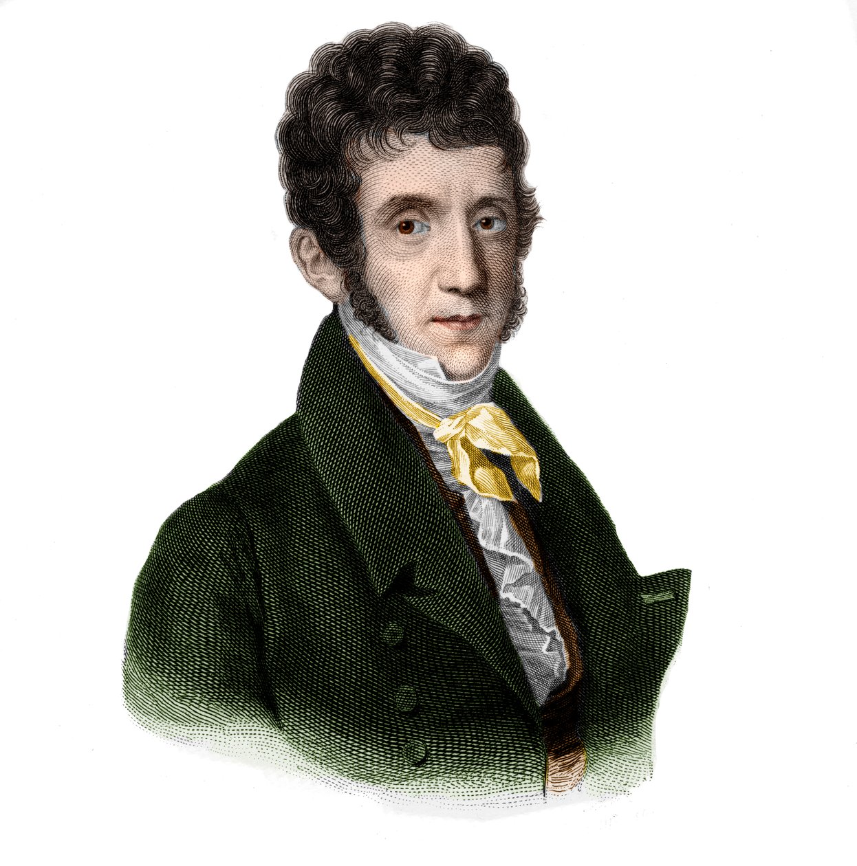 صورة لتاجر النبيذ بيير بالغيري (1779-1825). بواسطة المدرسة الفرنسية