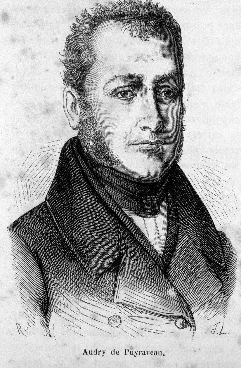 صورة لبيير فرانسيه أودري دي بويرافو (1783-1852) ، النائب الفرنسي. بواسطة المدرسة الفرنسية